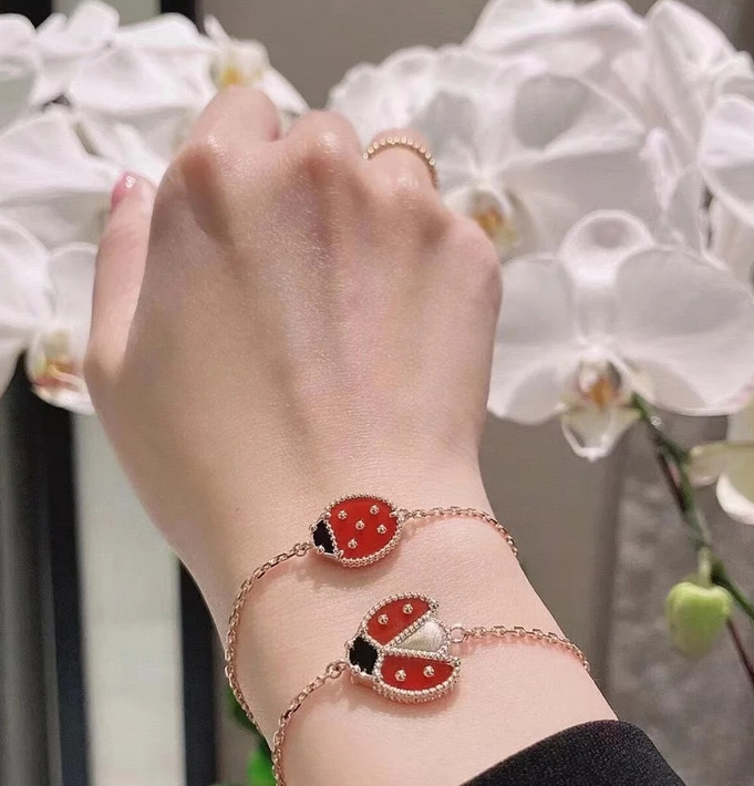 Lucky Spring Ladybug Bracelet