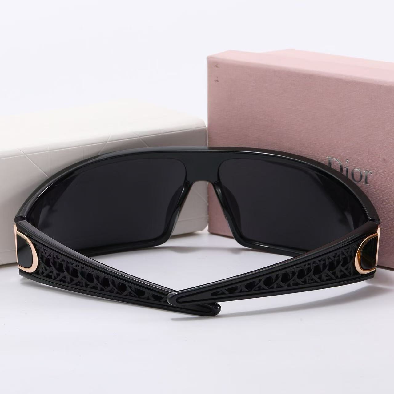 Rectangular headband sunglasses