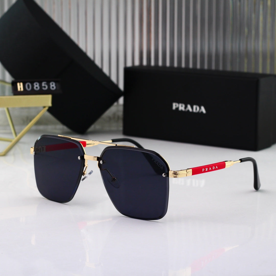 Gold Thin Frame Sunglasses