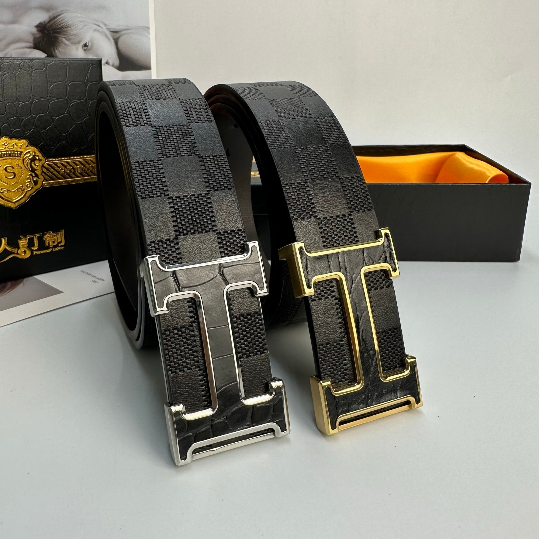 2-color fashion belt