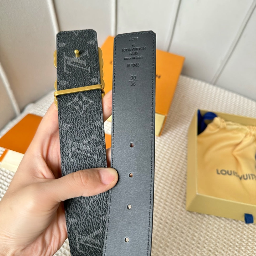 Double-sided calfskin belt