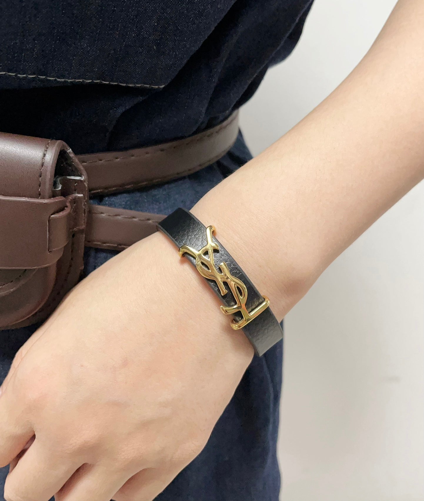 Luxury leather bracelet