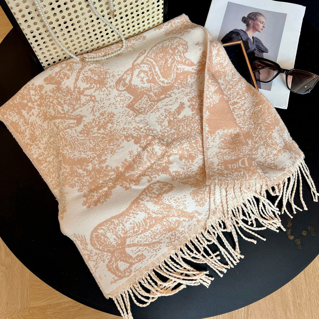 Fashion Animal Print Retro Scarf