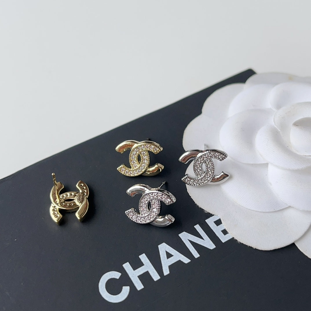 Mini Diamond Logo Luxury Earrings