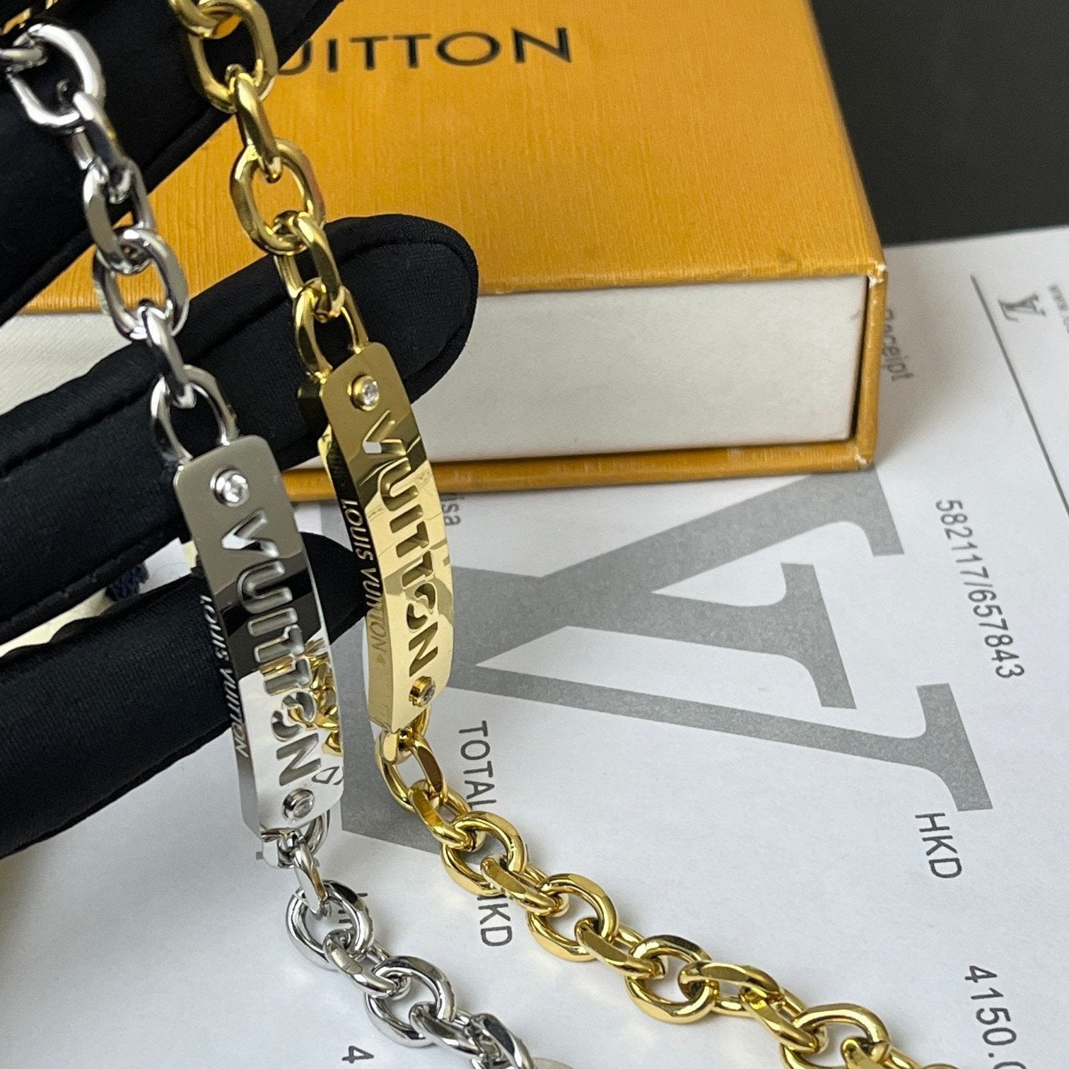 Fashion ID Engraving Nameplate Bracelet