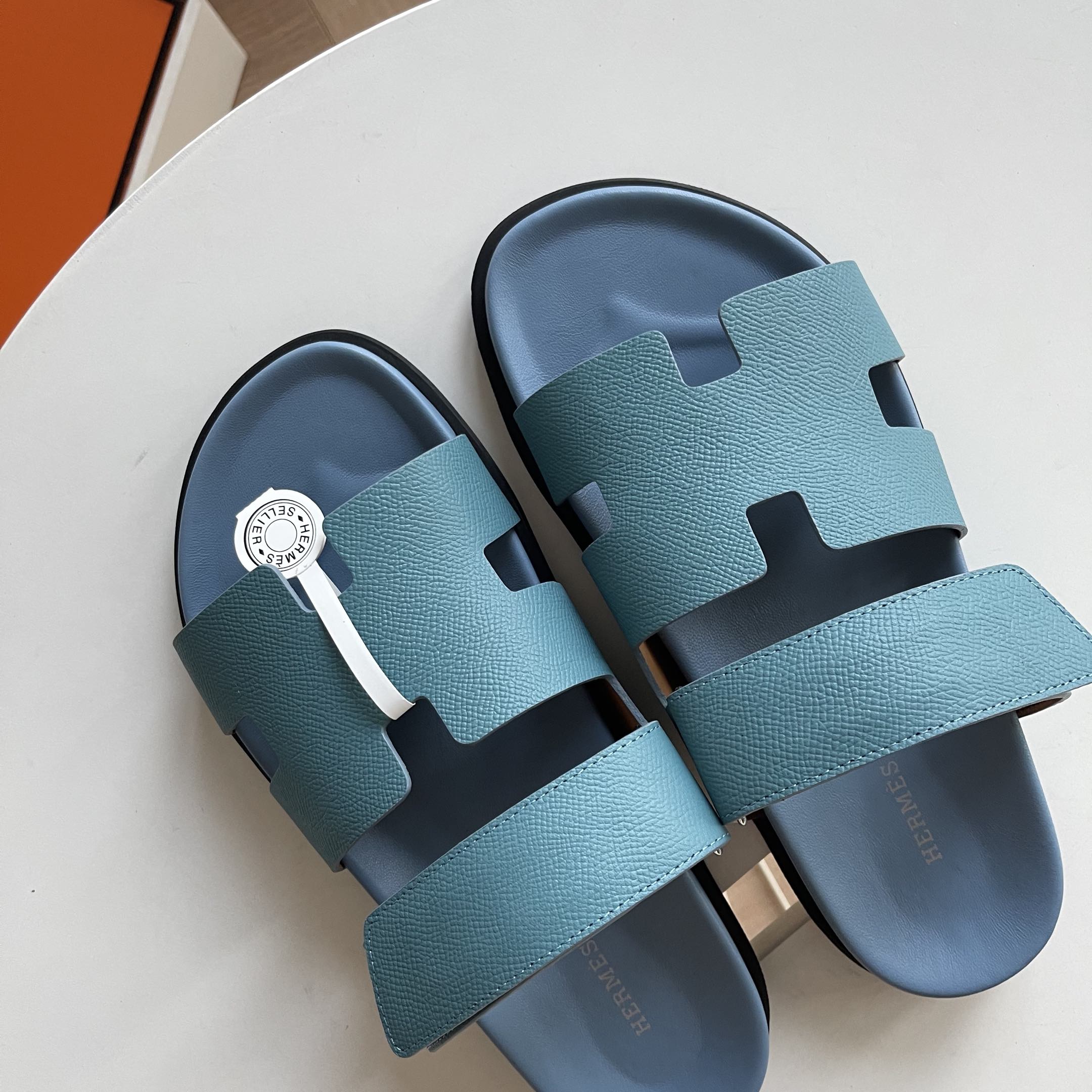 0424 The latest summer calfskin functional sandals