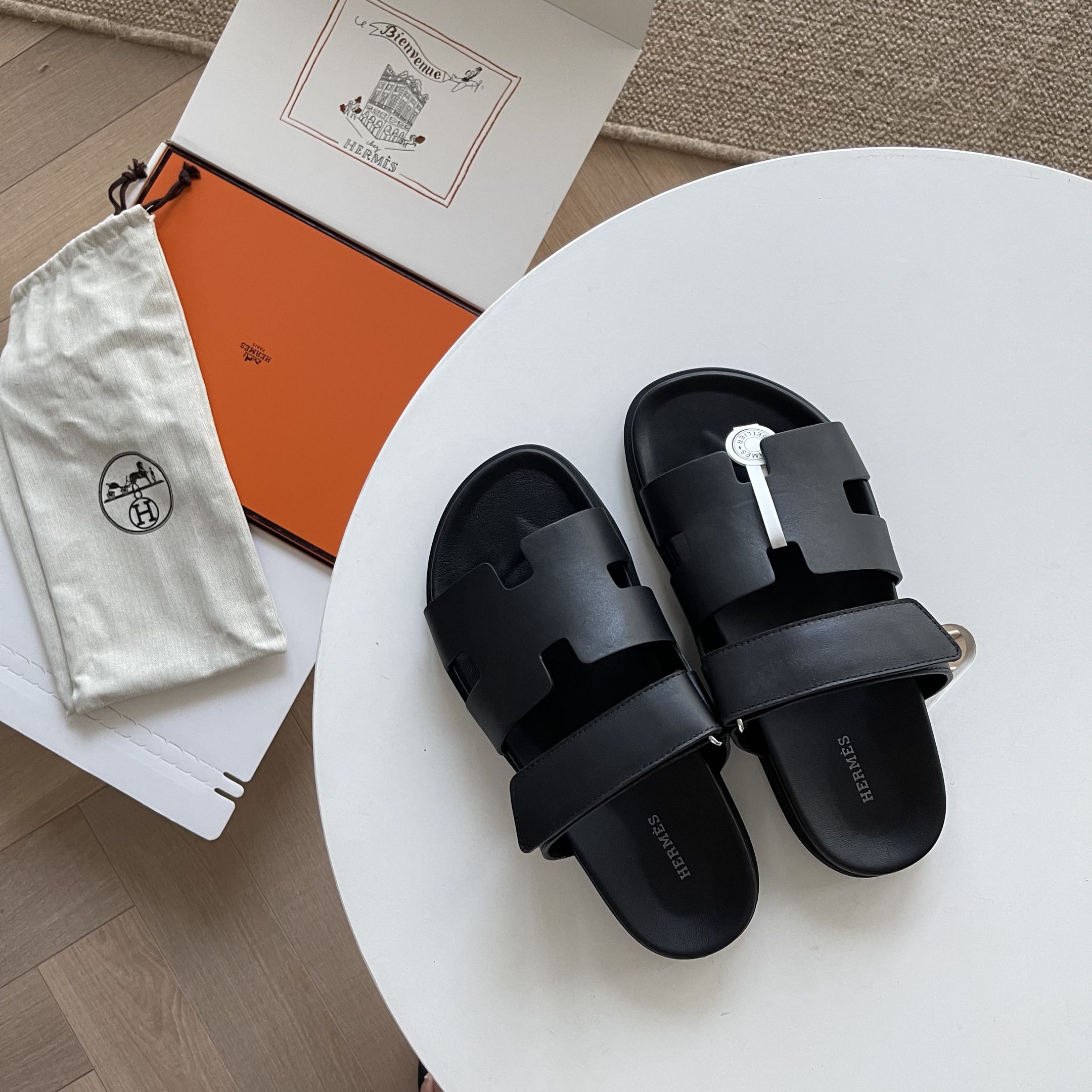 0425 The latest summer calfskin functional sandals