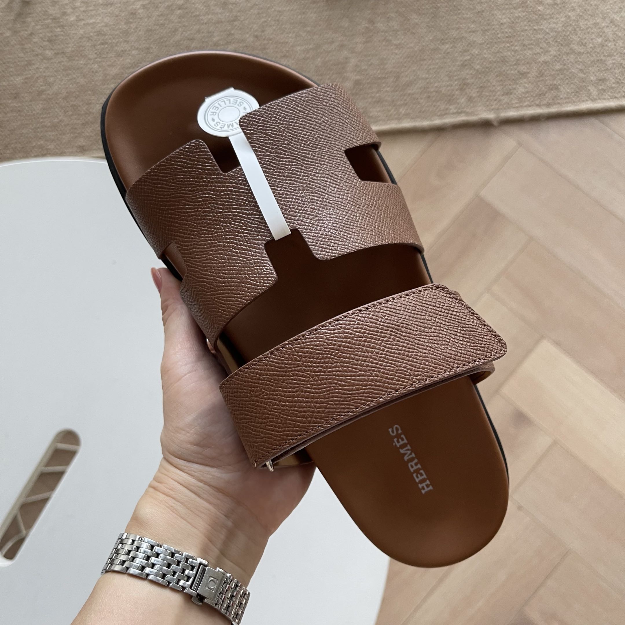 0425 The latest summer calfskin functional sandals