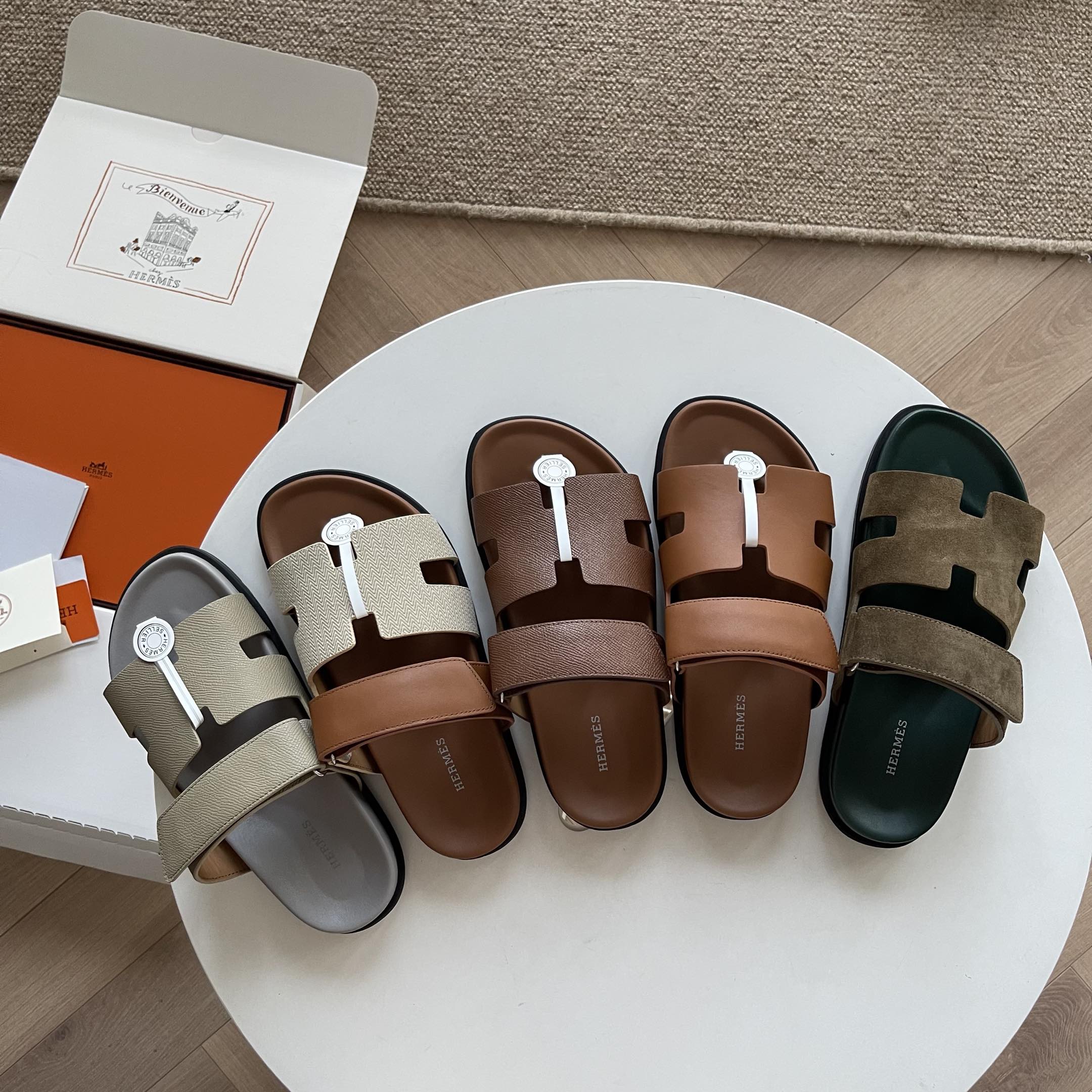 0425 The latest summer calfskin functional sandals